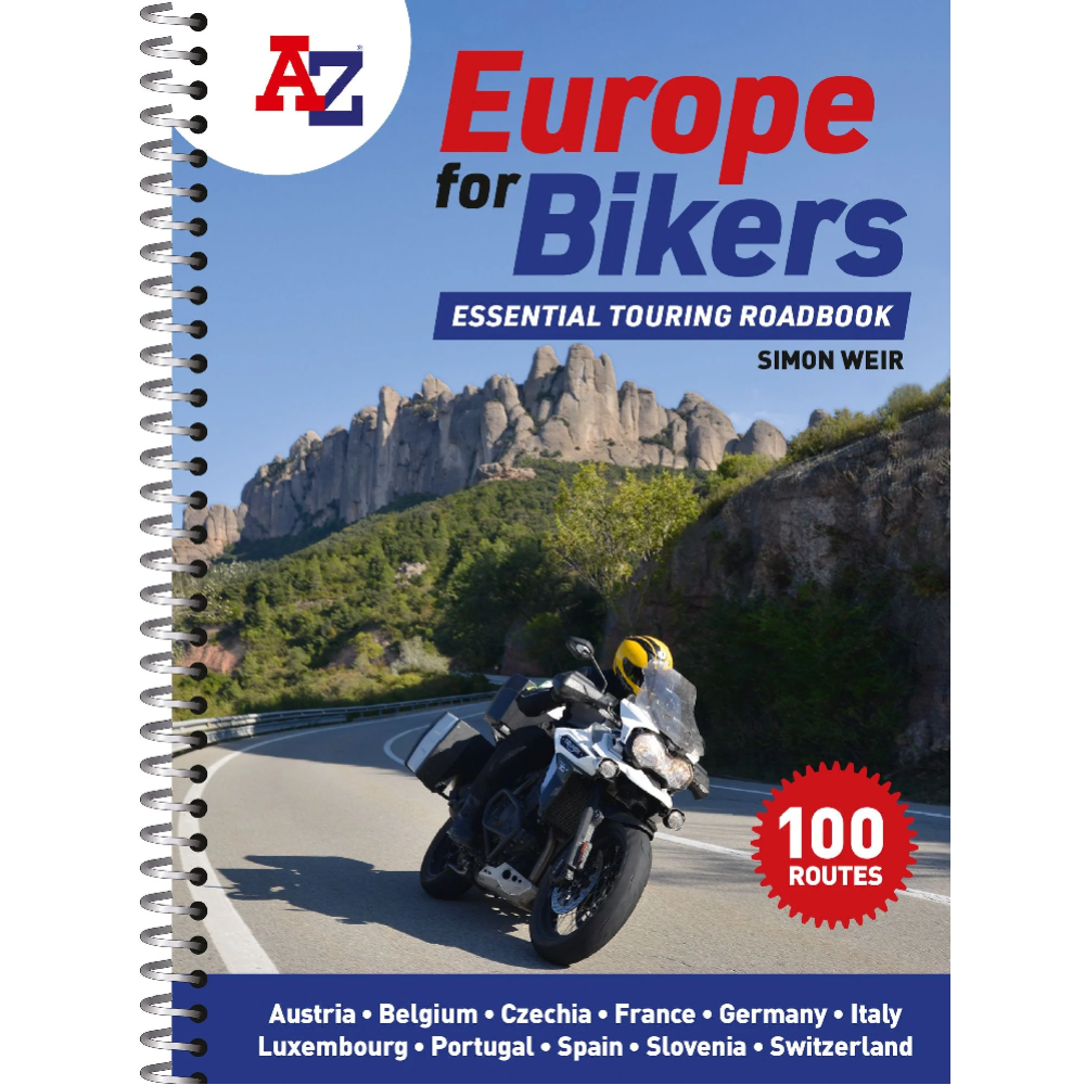A-Z Europe for Bikers: 100 scenic routes around Europe